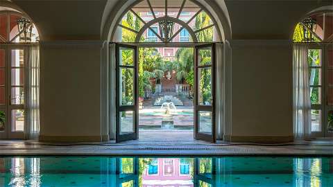 Unterkunft - Anantara Villa Padierna Palace Benahavis Marbella - Ansicht der Pool - Malaga