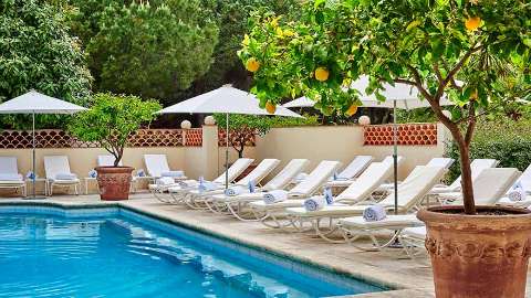 Unterkunft - Hotel Juana - Ansicht der Pool - Juan les Pins