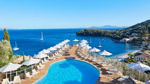 Unterkunft - San Antonio Corfu - Ansicht der Pool - Corfu