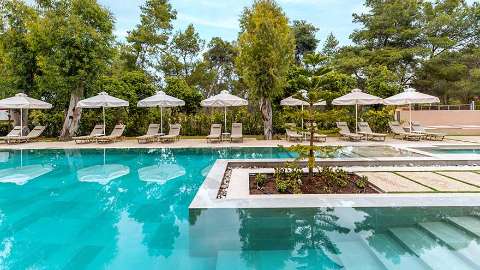 Accommodation - Grecotel Ilia Palms at Riviera Olympia & Aqua Park - Pool view - Kalamata