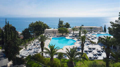 Unterkunft - MarBella Corfu Hotel - Ansicht der Pool - Corfu