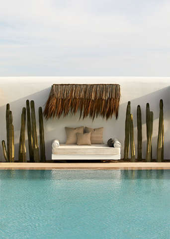 Accommodation - Myconian Panoptis Escape - Pool view