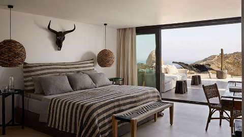 Accommodation - Myconian Panoptis Escape - Guest room