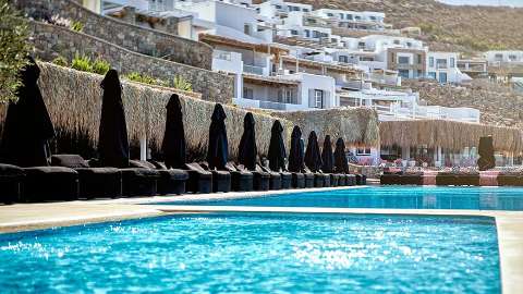 Unterkunft - Myconian Villa Collection - Ansicht der Pool - Mykonos