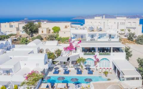 Accommodation - Aressana Spa Hotel & Suites - Exterior view - SANTORINI