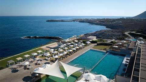 Accommodation - Aulūs Chania, by Domes Resorts - Pool view - Chania