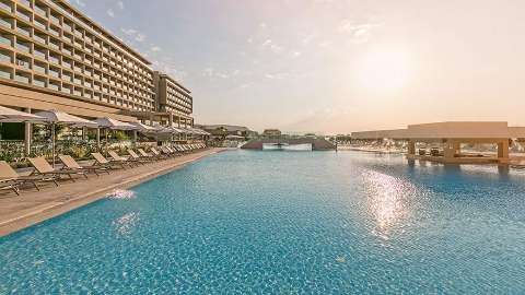 Unterkunft - Amada Colossos Resort - Ansicht der Pool - Rhodes