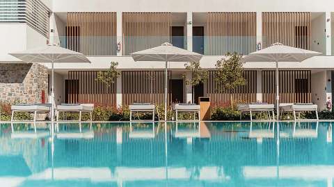 Unterkunft - Gennadi Grand Resort - Ansicht der Pool - Rhodes