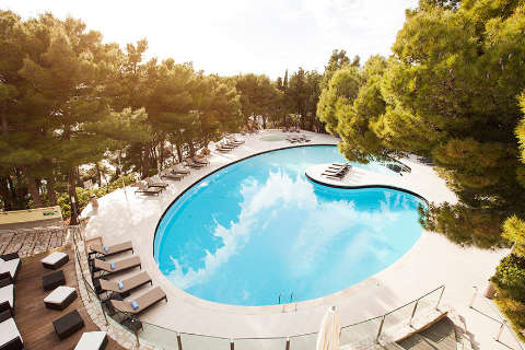 Unterkunft - Hotel Croatia Cavtat - Ansicht der Pool - DUBROVNIK