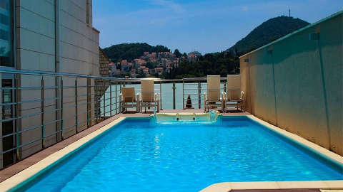 Unterkunft - Berkeley Hotel - Ansicht der Pool - Dubrovnik