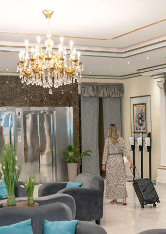Accommodation - Hotel Horizont - Lobby view
