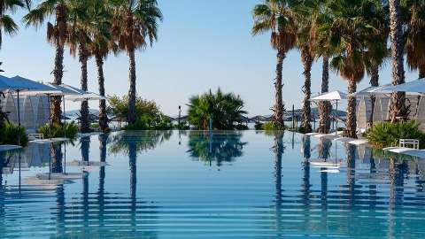 Vue sur piscine