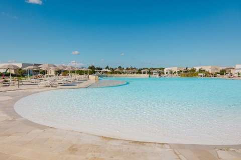 Unterkunft - Relais Masseria Le Cesine CDSHotels - Ansicht der Pool - Lecce