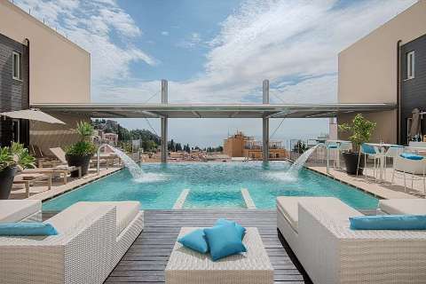 Pernottamento - NH Collection Taormina - Vista della piscina - Catania