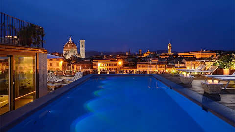 Accommodation - Grand Hotel Minerva Firenze - Pool view - Florence