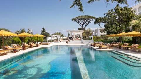 Accommodation - Jumeirah Capri Palace  - Pool view - Anacapri
