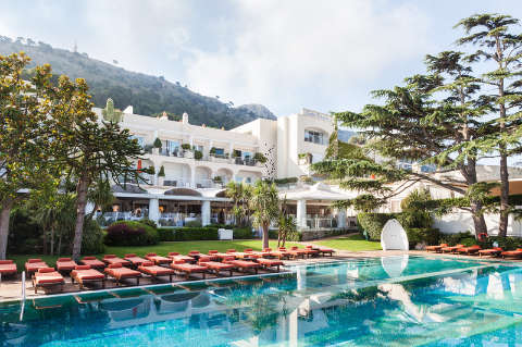Accommodation - Jumeirah Capri Palace  - Pool view - Anacapri