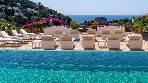 Accommodation - Sina Flora Capri - Pool view - Capri Island
