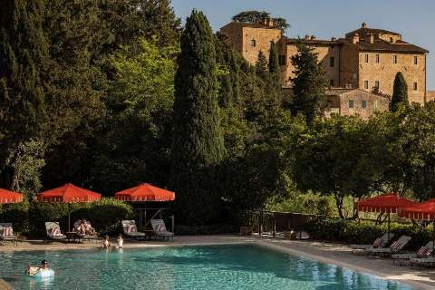 Accommodation - Castelfalfi - Pool view - Montaione