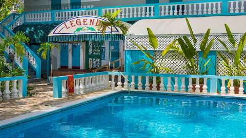 Accommodation - Legends Beach Resort - Pool view - Negril