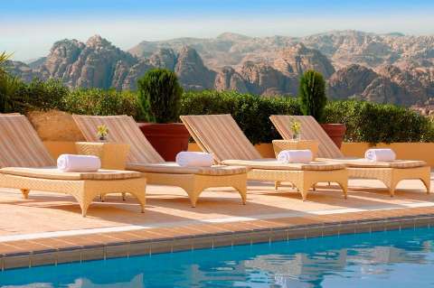 Accommodation - Petra Marriott Hotel - Pool view - Wadi Mousa