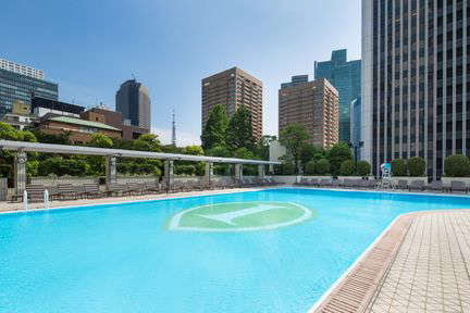 Pernottamento - InterContinental ANA TOKYO - Vista della piscina - Tokyo