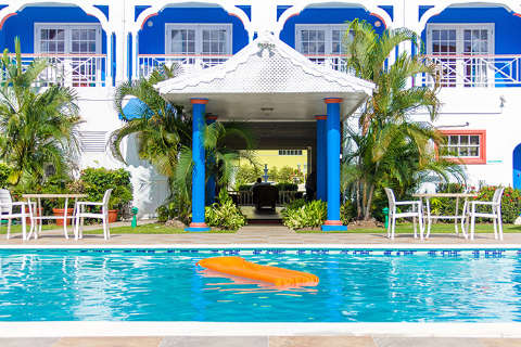 Accommodation - Bay Gardens Inn - Pool view - St Lucia