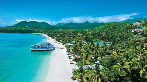 Unterkunft - Sandals Halcyon Beach, St Lucia - St Lucia