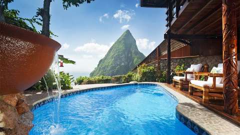 Acomodação - Ladera Resort - Suíte - St Lucia