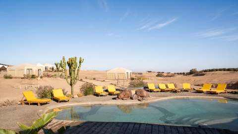 Accommodation - Inara Camp – Agafay Desert - Pool view