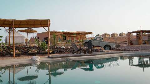 Accommodation - Inara Camp – Agafay Desert - Pool view