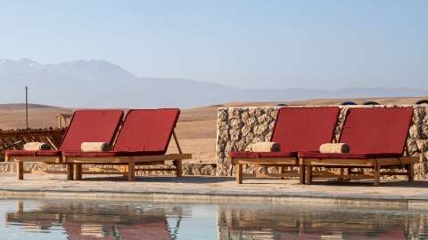 Accommodation - Inara Camp – Agafay Desert - Pool view
