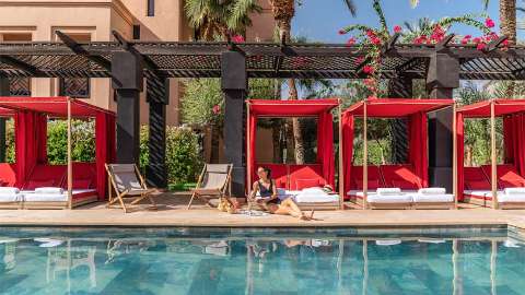 Accommodation - Movenpick Hotel Mansour Eddahbi Marrakech - Pool view - Marrakech