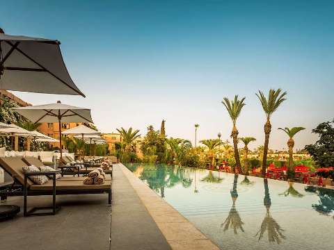 Unterkunft - Sofitel Marrakech Palais Imperial - Ansicht der Pool - MARRAKECH