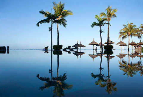 Unterkunft - Heritage Awali Golf and Spa Resort - Ansicht der Pool - Mauritius