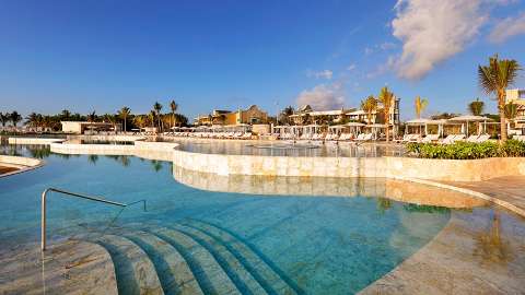 Unterkunft - TRS Yucatan Hotel - Ansicht der Pool - Cancun