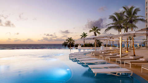 Unterkunft - Le Blanc Spa Resort - Ansicht der Pool - Cancun