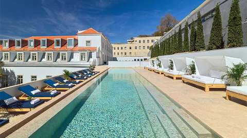 Unterkunft - The One Palacio Da Anunciada - Ansicht der Pool - Lisbon