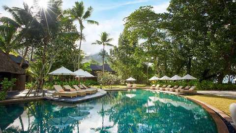 Unterkunft - Constance Ephelia Hotel - Ansicht der Pool - Seychelles