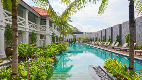 Accommodation - The Barracks Hotel Sentosa by Far East Hospitality - Pool view - Sentosa