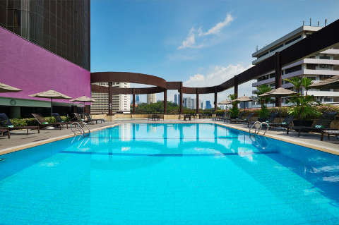Accommodation - Holiday Inn SINGAPORE ATRIUM by IHG - Pool view - Singapore