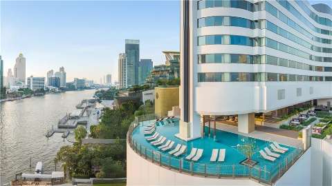 Accommodation - Millennium Hilton Bangkok - Pool view - Bangkok
