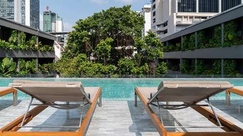 Accommodation - Ad Lib Hotel Bangkok - Pool view