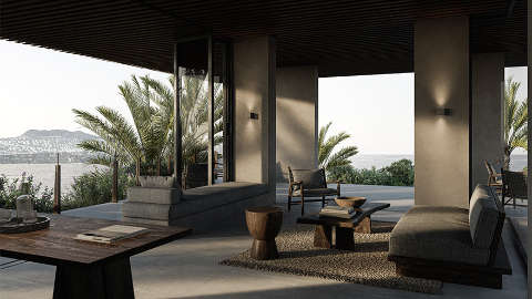 Accommodation - OKU Bodrum - Lobby view
