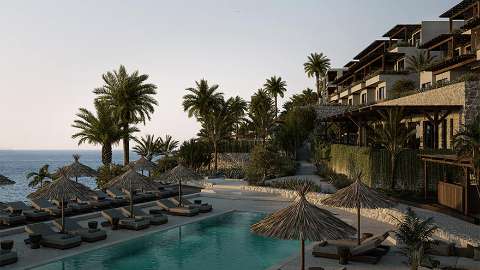Accommodation - OKU Bodrum - Pool view