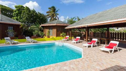 Unterkunft - Shepherds Inn - Ansicht der Pool - Tobago