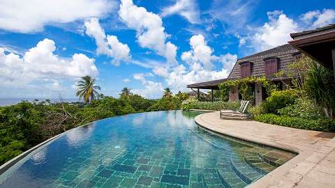 Unterkunft - The Villas at Stonehaven - Ansicht der Pool - Tobago