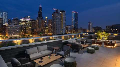 Acomodação - Nobu Hotel Chicago - Bar/Salão - Chicago