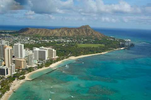 Hébergement - Waikiki Beach Marriott Resort & Spa - Vue de l'extérieur - HONOLULU