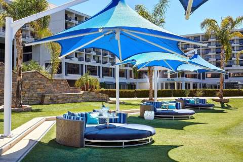 Unterkunft - Desert Springs, A JW Marriott Resort & Spa - Ansicht der Pool - Palm Desert